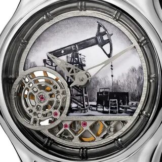 Часы с нефтяной вышкой