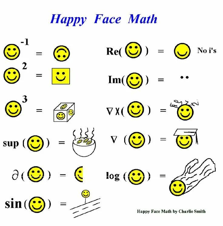 Math cheating. Fun math. математические шутки. happy face. пикча смайлик.