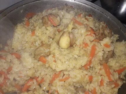 Сколько риса в казане