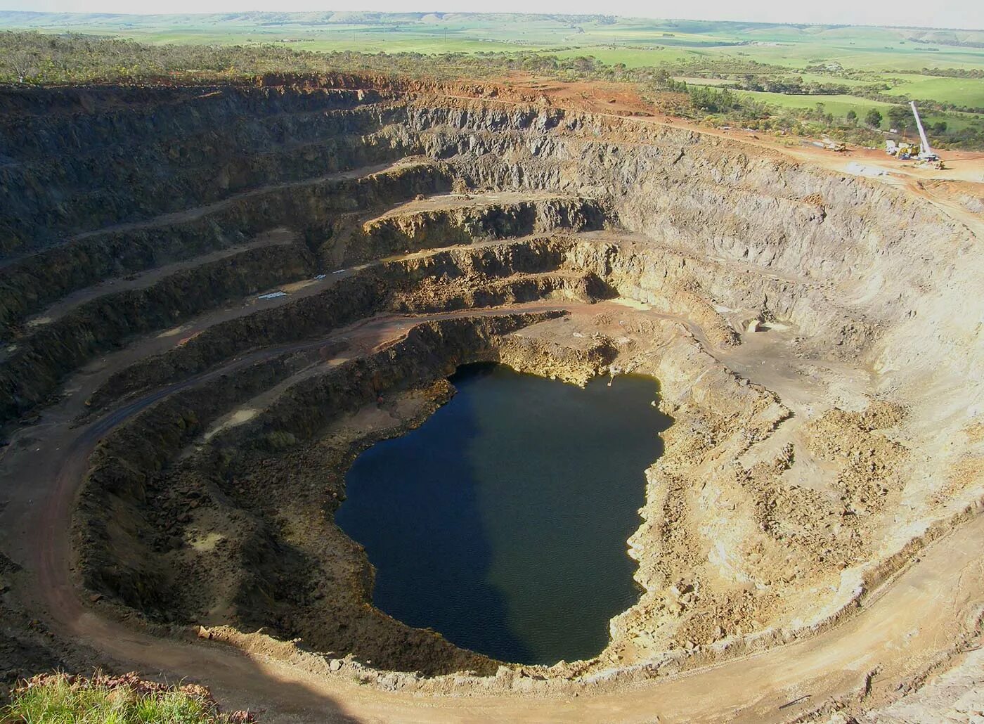 Open Pit mine. Добыча меди. Медный карьер в Аризоне. Карьер Betze-Post. Open mined