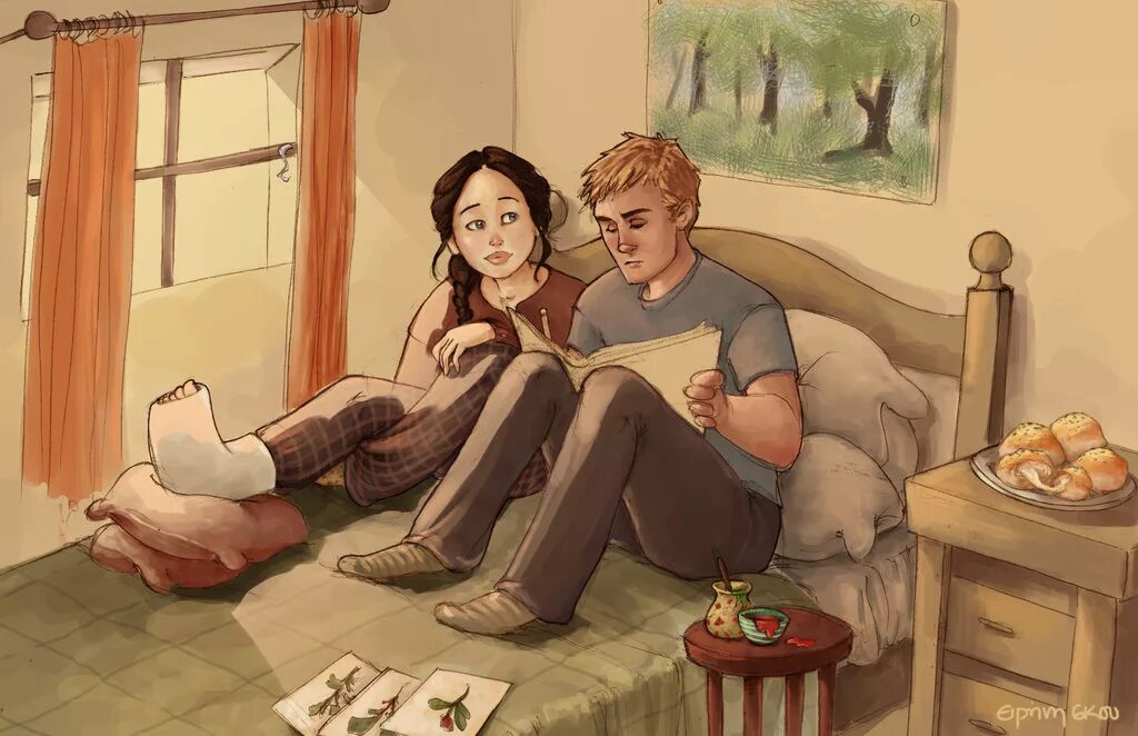 Арт угол. Сенека/Китнисс.. Katniss and Peeta. Китнисс пит Мелларк арт. Китнисс и пит арт.