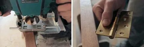 Врезка замка в межкомнатную дверь без фрезера