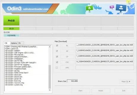 Firmware file