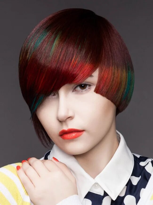 Окрашивание волос двумя цветами. Многоцветное колорирование. Многоцветное колорирование волос. Колорирование в два цвета. Зональное колорирование.