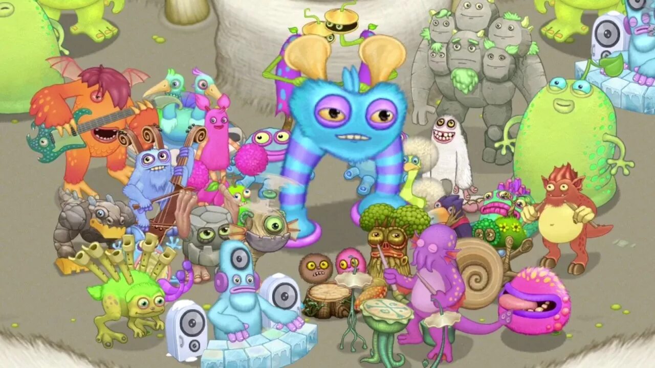 Как в игре поющие монстры получить. Игра my singing Monsters. Коллекция монстров singing Monsters. Монстры из игры my singing Monsters. Коллекция монстров my singing Monsters.