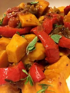 Соте из овощей с мясом