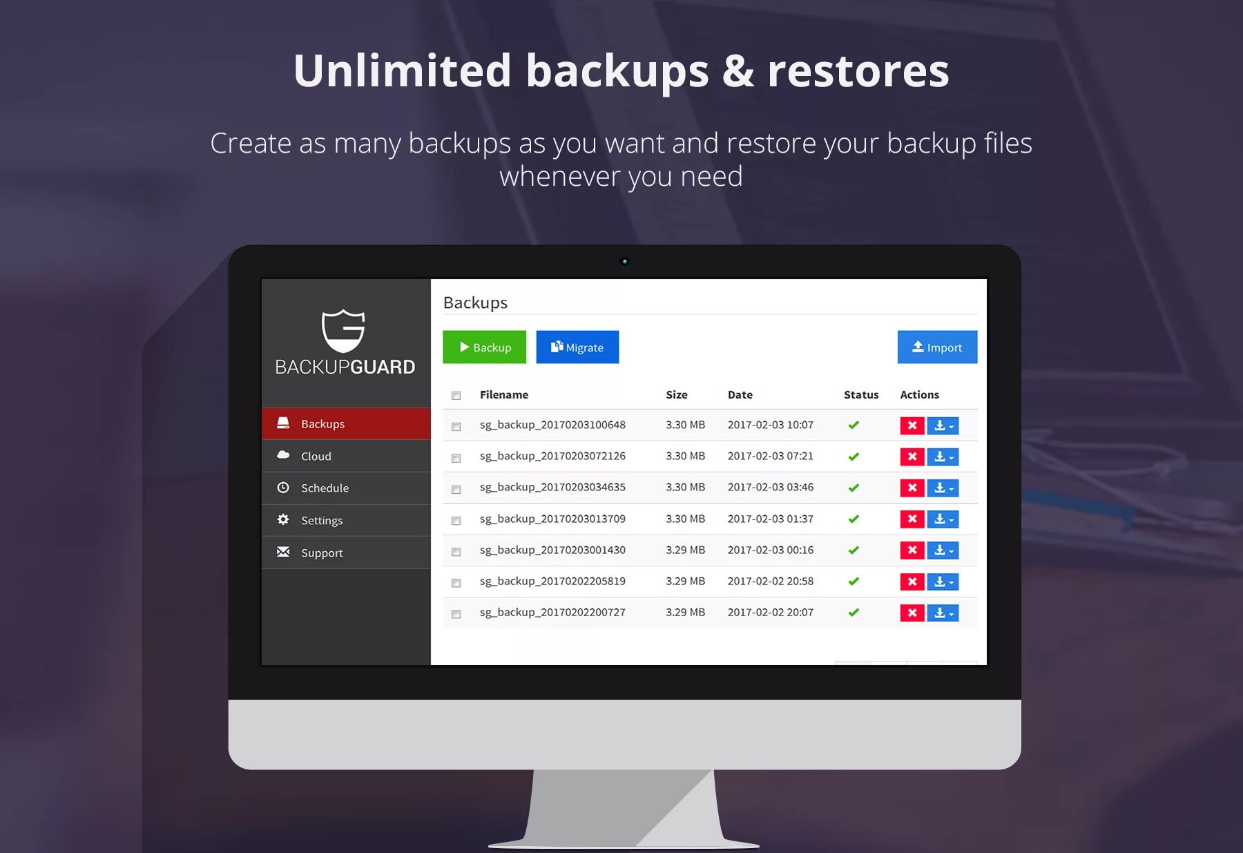 Backup plugin. Backup migrate. backup guard. xcloner. backupsmore университент.
