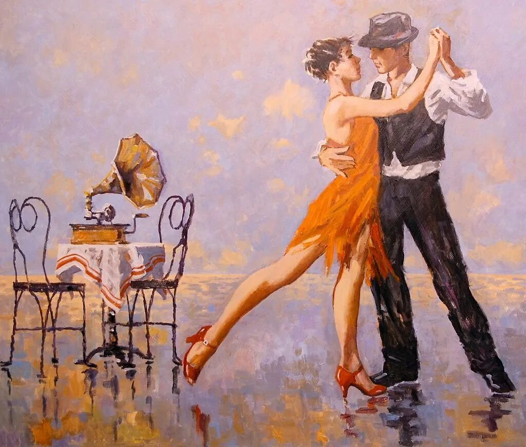 Но так не хочешь танцев. Robert Sarsony художник. Художник Карлос Тавано танго. Андре кон танго Аргентинское.