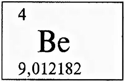 Be в химии элемент. Be в химии элемент