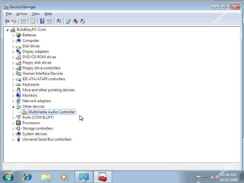 мультимедиа аудиоконтроллер windows 7