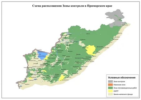Зоны в приморском крае