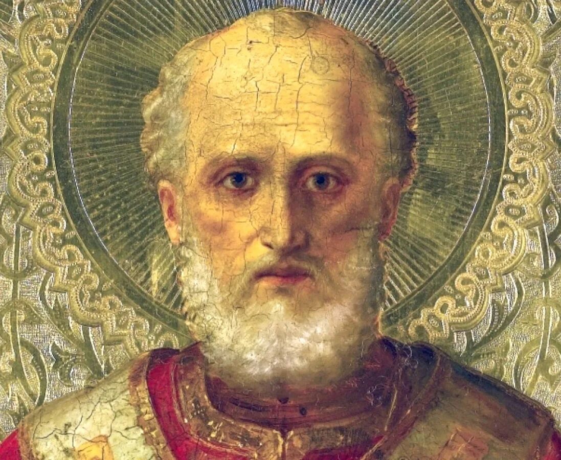 19 декабря 2014 1598. Икона Николая Чудотворца 19 век.