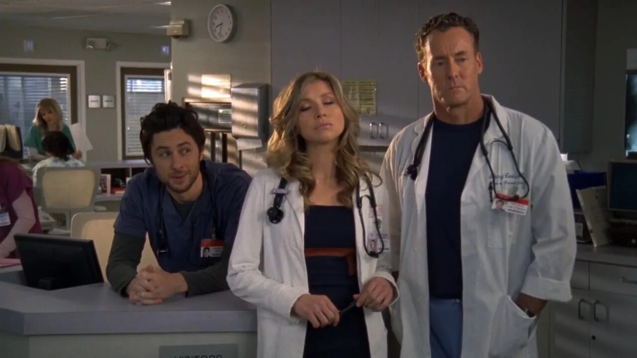 Scrubs на русском. Доктор кокс и Эллиот.