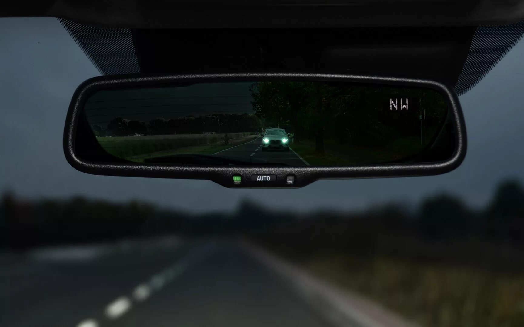 With mirror view. Mercedes 2020 Rearview Mirror.