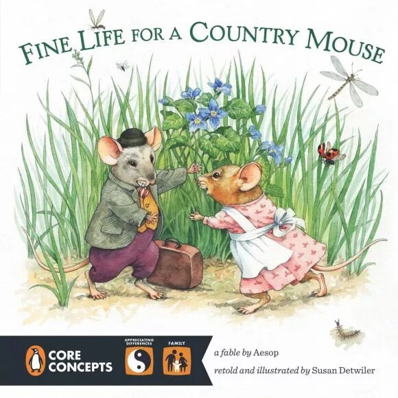 Life is fine. The Town Mouse and the Country Mouse Spotlight рисунок.