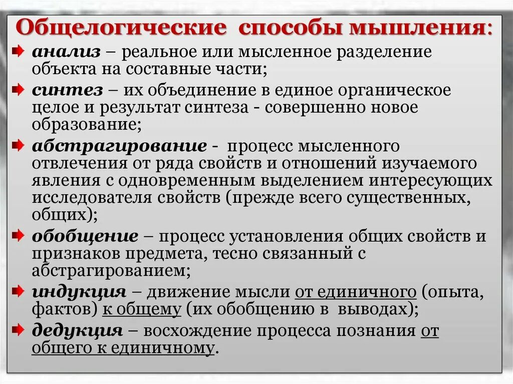 Анализ мышления. Общелогические методы научного познания. Методы научного познания общенаучные общелогические. Теоретические и общелогические методы познания. Основные общелогические методы научного познания.