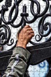Мужчина металлическая