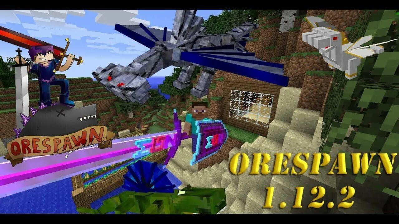 Orespawn mod 1.12 2. Оре спавн 1.12.2. ore spawn 1.12.2 мобы. ore spawn 1.12.2 ремейк. orespawn 2.