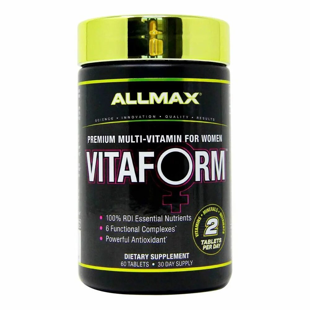 ALLMAX VITAFORM for women. ALLMAX Nutrition витамины для мужчин. ALLMAX VITAFORM витамины 60 табл.. Dy Nutrition Multivitamin Complex 60 таб.