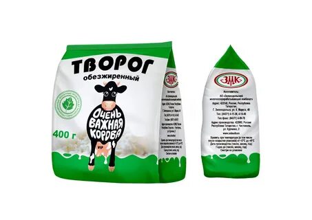Коровий творог