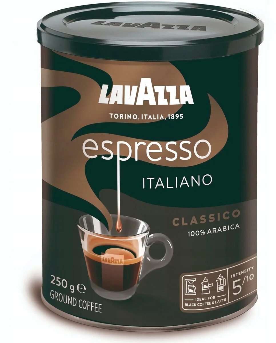 Купить кофе lavazza молотый. Кофе молотый Lavazza Espresso italiano Classico 250 г. Лавацца эспрессо молотый 250. Lavazza Espresso 250 гр. Кофе молотый/ Lavazza Caffe Espresso/ 250 гр./ (ж/б).