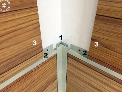 Профиль для крепления стеновых панелей
