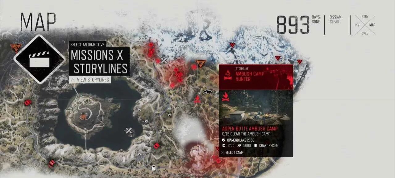 Карта крейтер лейк days gone. Days gone каскады засадные лагеря. Карта засадных лагерей. Days gone каскады засадные лагеря. Days gone 97 трасса засадный лагерь.