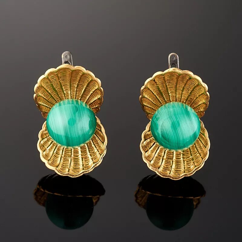 Серьги клевер с малахитом. Серьги с малахитом в золоте. Серьги малахит в золоте уральские самоцветы. Золотые серьги с малахитом. Серьги с малахитом в золоте.