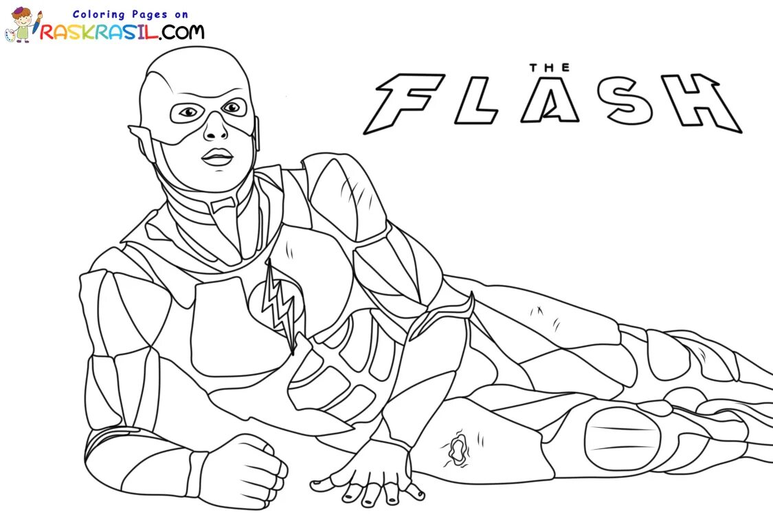 The Flash Coloring Pages