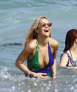 Rita Ora at the Beach in Miami 2015.