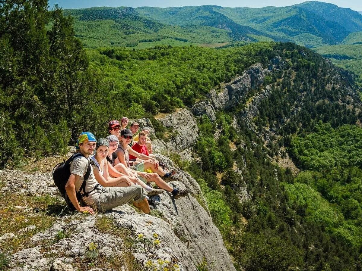 Велотуризм горный Крым. Походы в горы Краснодарский край. Поход в горы.