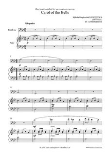 Песня carol of the bells