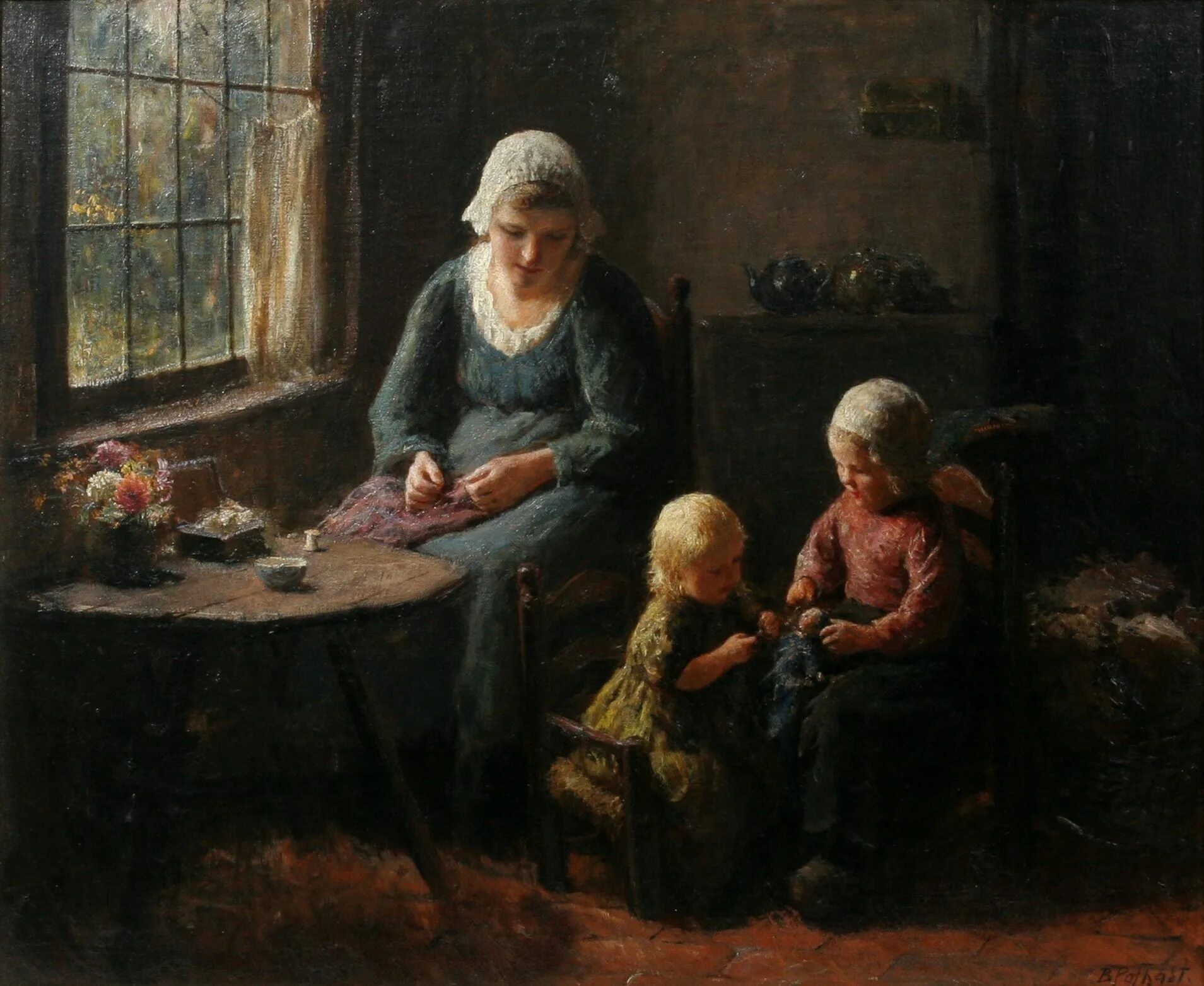 Картины бытового жанра. Америка. Анри лебаск (1865 - 1937). Анри лебаск вышивальщица. Adolf eberle (1843-1914) обед.