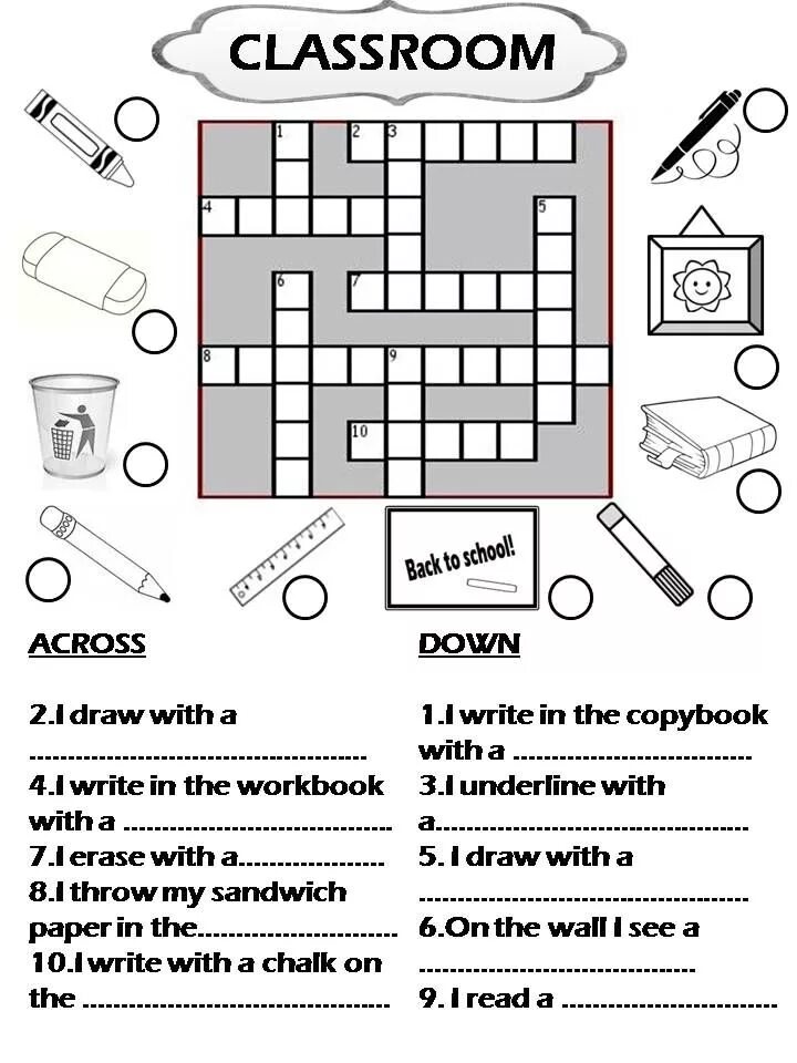 Английский язык crossword School. Задания по теме школа на английском языке. Задания на тему School. Школьные предметы англ задания.