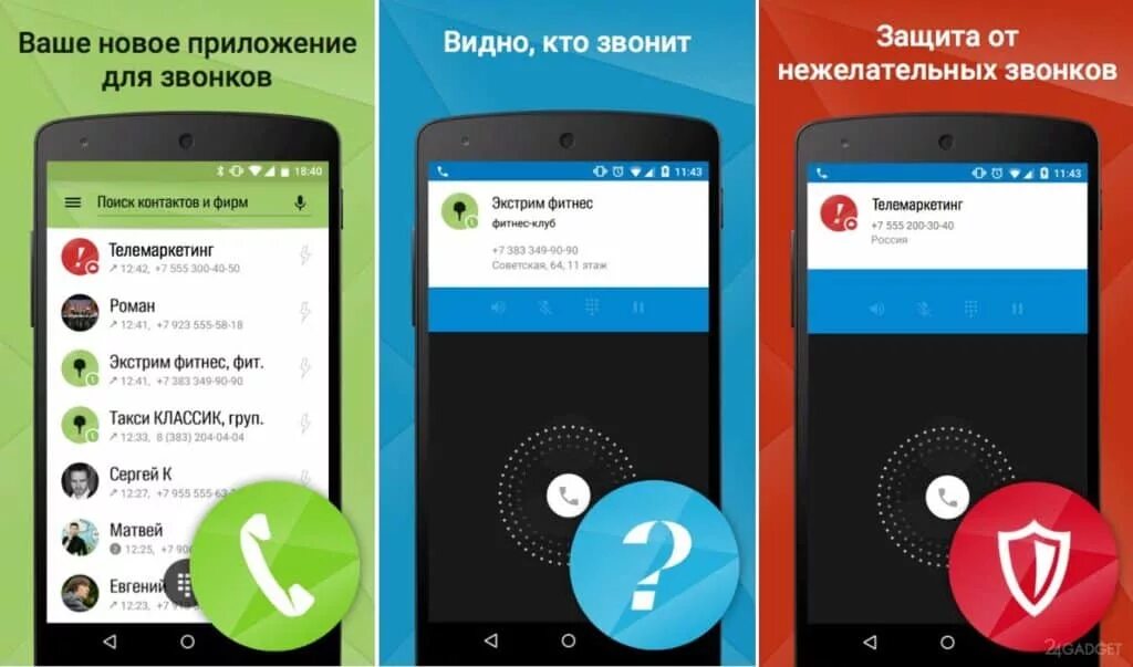 Имя звонящего