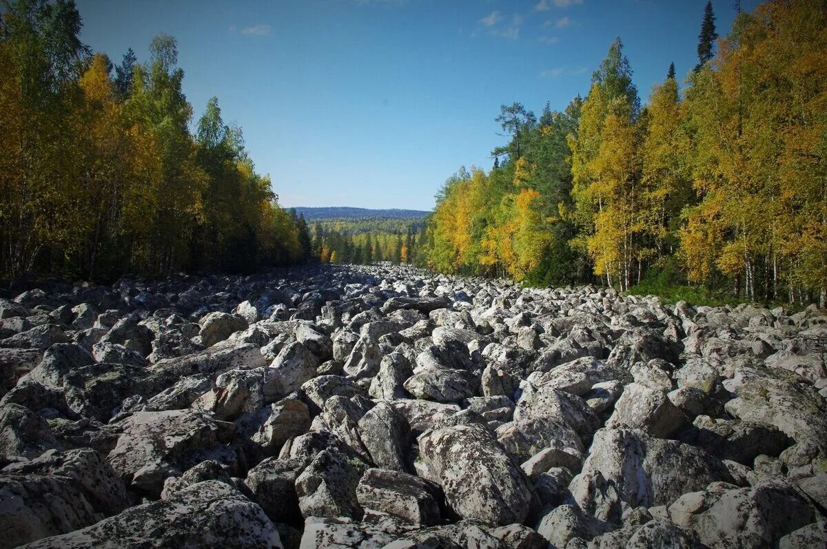 Каменная река на урале фото