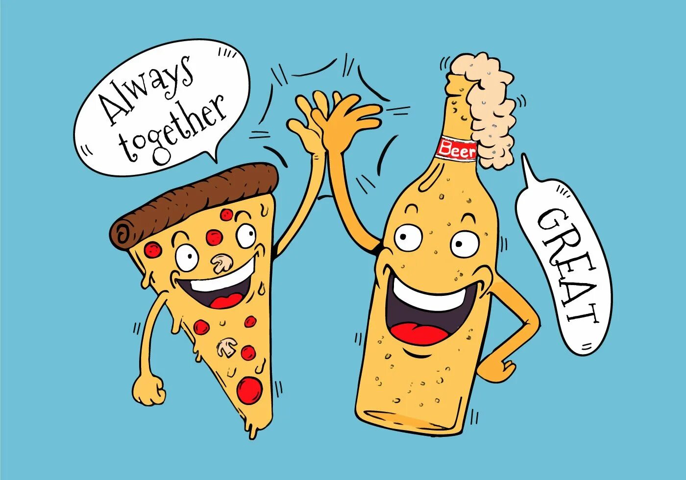 Funny pizza
