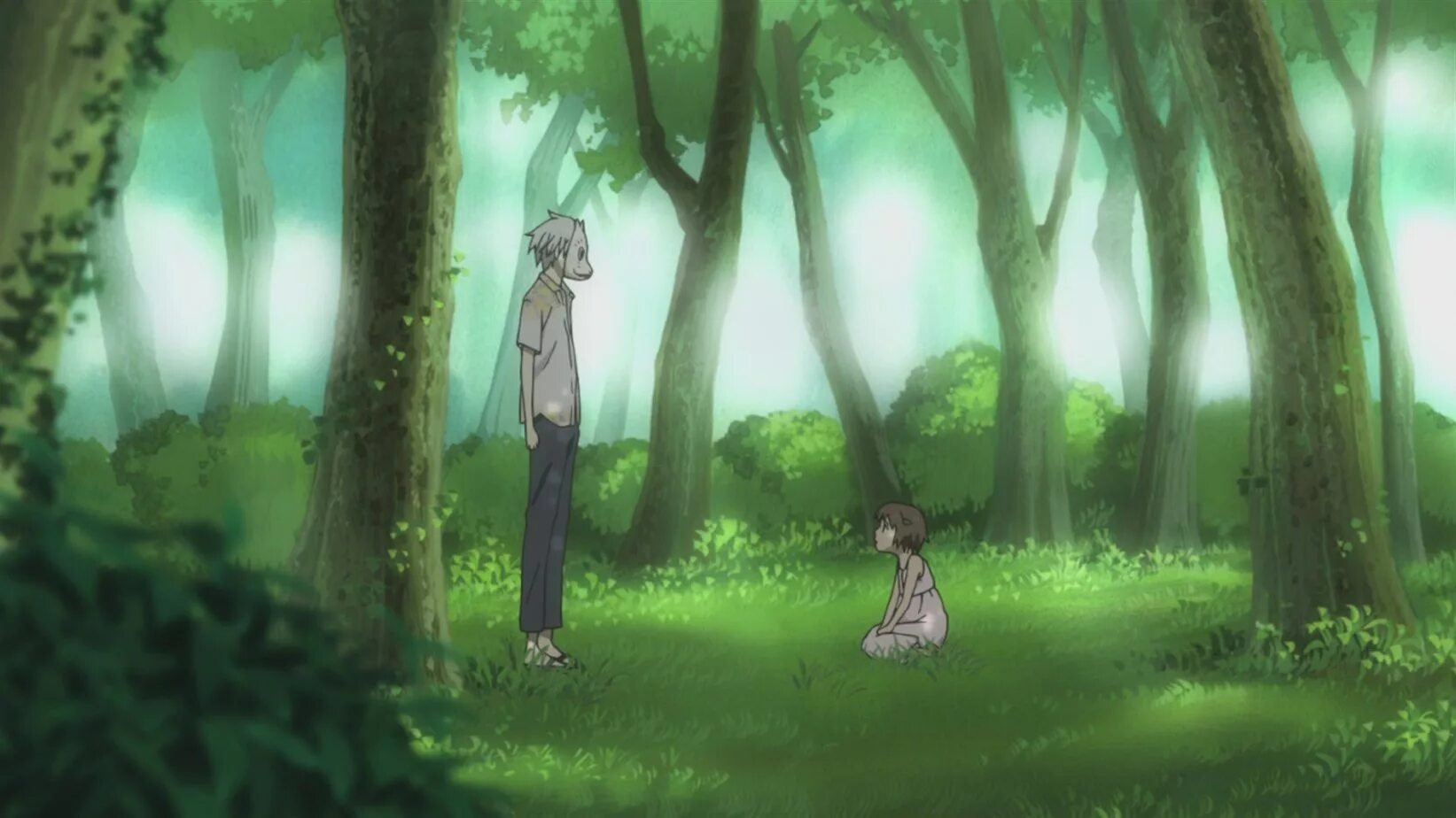 Манга в лес где. В лесу мерцания светлячков - Hotarubi no Mori e (2011). В лес где мерцают светлячки Хотару. В лес где мерцают светлячки девочка.