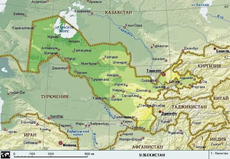Границы Узбекистана на карте. Географическая карта Узбекистана. География Узбекистана карта. Карта Узбекистан Узбекистанская карта.