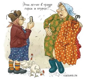 Смешные картинки про бабушек