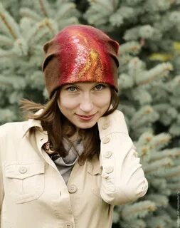 Валяная шапка 6