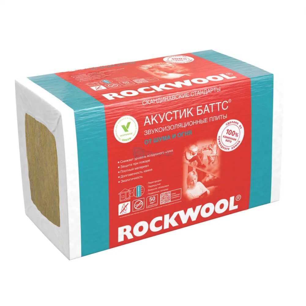 Звукоизоляция rockwool