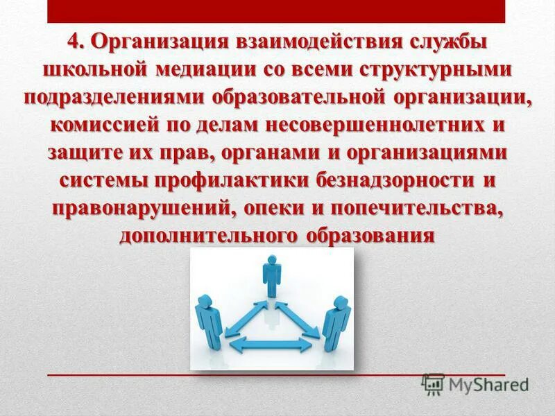 Организация процедуры медиации