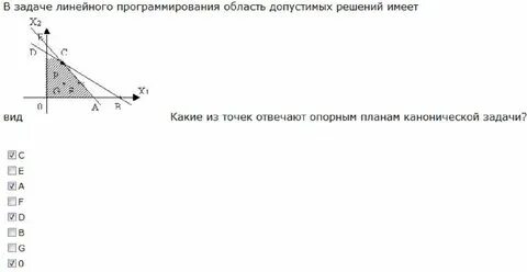 Множество допустимых операций