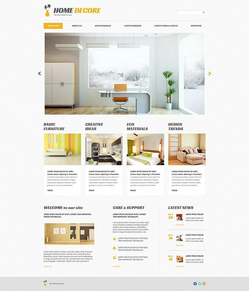 Home wordpress
