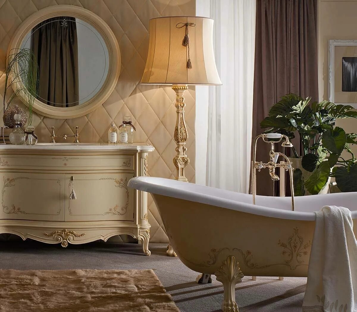 Классическая мебель для ванной. Итальянская мебель для ванной. Мебель для ванны в классическом стиле. Ванная итальянская классика.