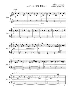 Carol of the bells скрипка