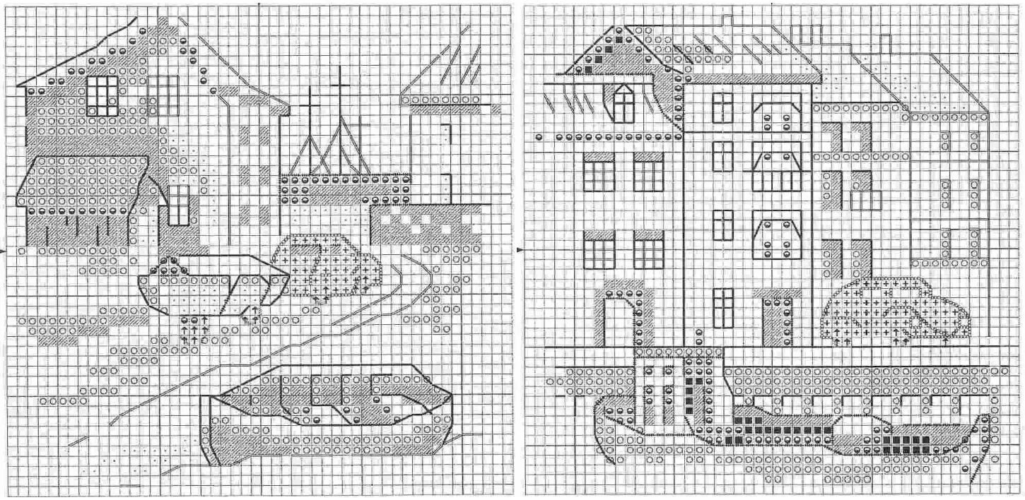 Приключения маленькой красной машинки вышивка схема. Схемы для вышивки крестиком пейзажи. Вышивка крестом города. Схема вышивки крестом город. Вышивка крестом городские пейзажи.