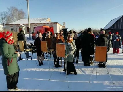Съемки села