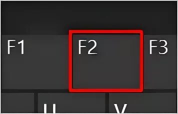 Клавиша f2